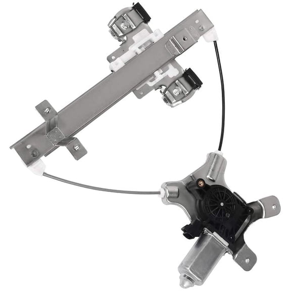SCITOO Rear Left Driver Side Window Regulator Assembly W/ Motor Compatible with 2007-2014 For Cadillac Escalade 2007-2014 For Chevrolet For Tahoe 2007-2014 For GMC Yukon 15841699 741-390