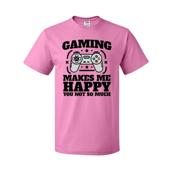 Inktastic Gaming Makes Me Happy T-Shirt