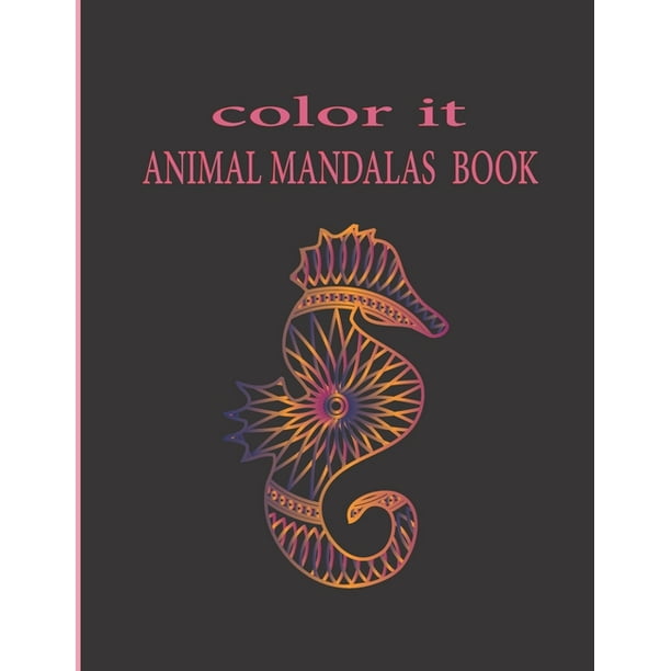 Web限定カラー Book Coloring For Lovers Animal For Pages Coloring Stress Relieving Color To Patterns And Mandalas Wildlife Beautiful Relaxation Adults その他