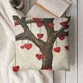thumbnail image 3 of Valentines Day Red Heart Tree Decor Holiday Farmhouse Pillow Case Decoration for Home Sofa Couch, 3 of 5