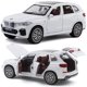 thumbnail image 1 of 1:32 BMW X5 SUV coche de aleación modelo fundido a presión sonido y luz tirar hacia atrás coche de juguete adornos de Control Central juguete de adorno de exhibición de moda,white, 1 of 7