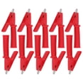 thumbnail image 1 of Pinzas de cocodrilo de batería, Pinzas de cocodrilo de Prueba sin pelar, 10 Piezas, Pinzas de cocodrilo de Plomo de Prueba, Pinzas de multímetro de Seguridad con Aislamiento de PVC de latón(Rojo), 1 of 8