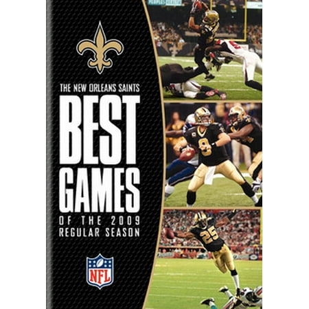 New Orleans Saints Desk Clock - NFL: New Orleans Saints Best Games of 2009 Regular Season (DVD)