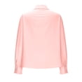 thumbnail image 4 of Women's Ruffle Blouse Long Sleeve Collar Neck Button Down Victorian Shirt Tops, 4 of 8