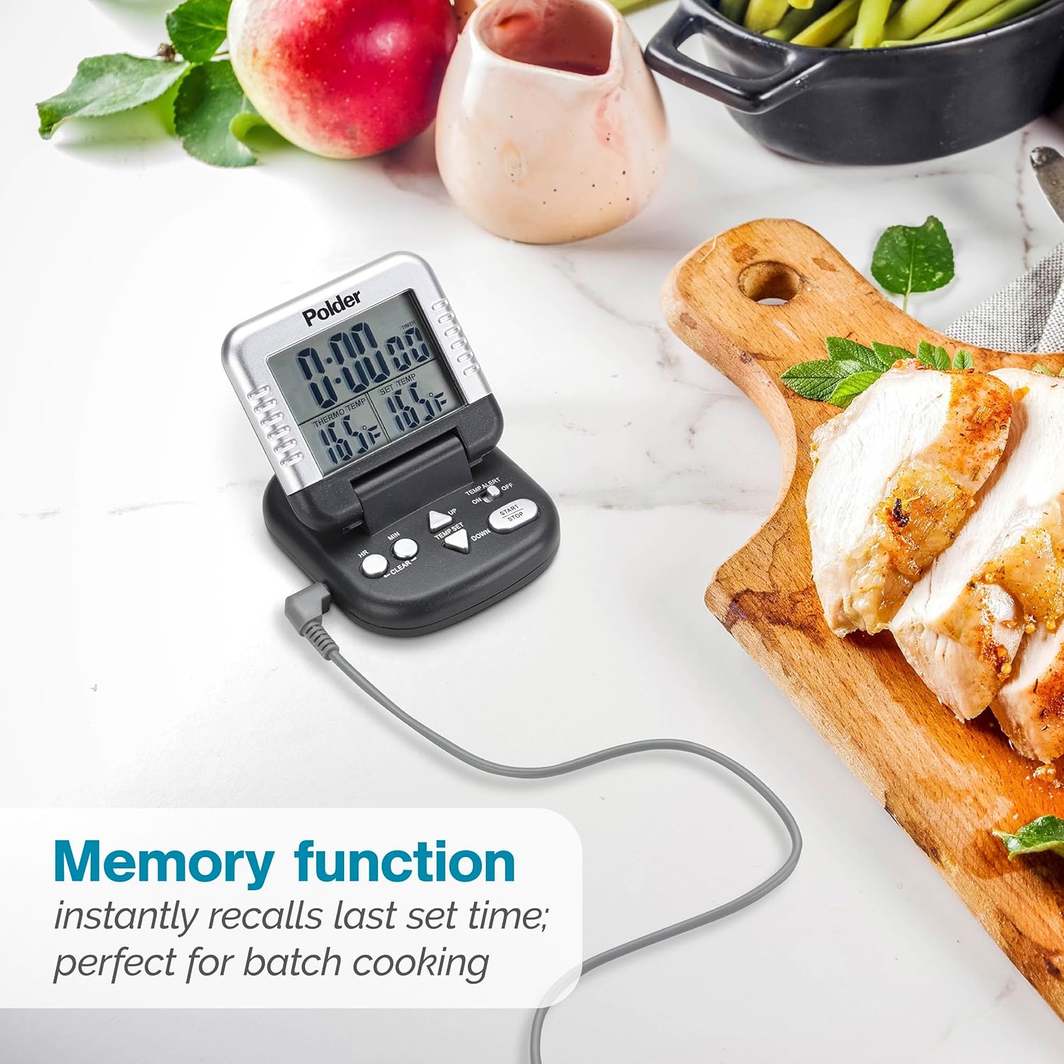 Polder Digital Thermometer Timer - Thumbnail 5