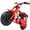 Red, variant on Tcdjtc 99cc Gas Powered Mini Dirt Bike, 21MPH Off-Road Motorcycle for Kids and Adults, Dual Disc Brakes, Rear Suspension, As Gifts for Kids, Halloween Gift, Christmas Gift