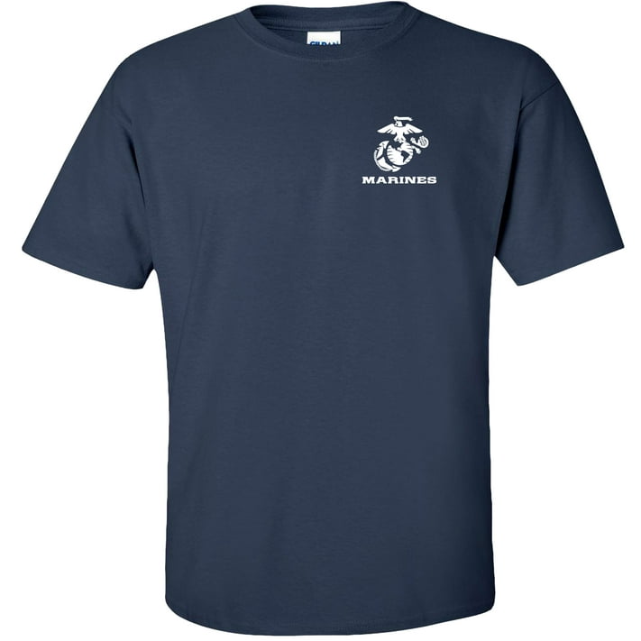 Fair Game Marines T-Shirt, EGA Crest USMC Chest, Marines Graphic Tee ...