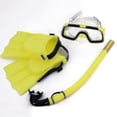 thumbnail image 1 of Children Diving Mask Set Anti-fog Swimming Goggle Masks Snorkel Fins Kit For Kids Z, 1 of 3