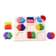thumbnail image 5 of Formas geométricas de madera Ordenar Matemáticas Montessori Puzzle Niños Juguetes educativos (2) Ehuebsd libre de BPA, 5 of 9