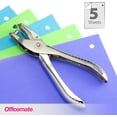 thumbnail image 2 of Woeilo 1- Hole Punch, 5 Sheet Capacity, Silver (90091) Silver, 2 of 5