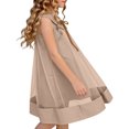 thumbnail image 7 of NAISIBABY Princess Dress for Girls, Cute Flowy Sleeveless Tiered Mesh Kids Party Birthday Tulle Dresses Khaki 3T, 7 of 7
