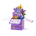 thumbnail image 1 of Tarjeta de felicitación Sutjxc con forma de mariposa desplegable, 3D, con sobre, 1 of 7