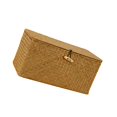 thumbnail image 2 of ruzhgo Storage Basket With Lid Woven Rattan Sundries Storage Storage Bins Laundry blankets toy storage Rattan Box Wicker Basket XS, 2 of 8