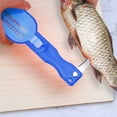 thumbnail image 4 of BCZHQQ Fish Skin Scaler with Clear Cover Stainless Steel Fish Scale Remover Plastic Scale Scraper Plastic Fish Scale Scraper Remover Kitchen Gadgets Clean Tools,Summer Saving Clearance, 4 of 6
