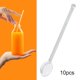 thumbnail image 4 of 10 Uds. de cucharillas de cristal para lavavajillas, agitadores de , agitadora de cristal, mezcladora para leches de azúcar, Claro BLESIY cucharas de café, 4 of 7