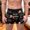 Rouge, variante sur Caleçons Boxeurs pour Hommes en Tissu Vin, sous-Vêtements Personnalisés, Pantalons à Quatre Coins, comme sous-Vêtements Personnalisés et Intéressants à Thème Photo pour Hommes