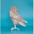 thumbnail image 6 of G6 COLLECTION Handmade Wooden Snowy Owl Figurine – Hand Carved Bird Sculpture, Winter Woodland Decor Accent – Snowy Owl, 6 of 8