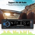thumbnail image 3 of Radio manos libres Bluetooth UNITOPSCI Single DIN estéreo para coche, 3 of 9