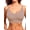 Khaki, variant on Women's Convertible Multi-Wear Back Seamless Plus Size Lift Support Wireless Bra Pink L