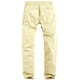 thumbnail image 4 of Pantalones Casual Ajustados y Cónicos de Frente Plano para Hombre Beige, 4 of 6