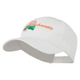 thumbnail image 2 of USA State Massachusetts Mayflower Embroidered Low Profile Cap - White OSFM, 2 of 5