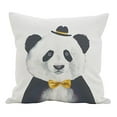 thumbnail image 4 of Fennco Styles Cartoon Animal Printed Cotton Decorative Throw Pillow 16" Square, 4 of 7