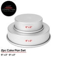 Last Confection 2Piece Round Cake Pan Set Includes 6" and 9