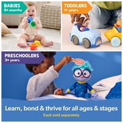 Ms. Rachel 1-2-3 Roll! Vehicle with Click-in Figure & Pull Back Action