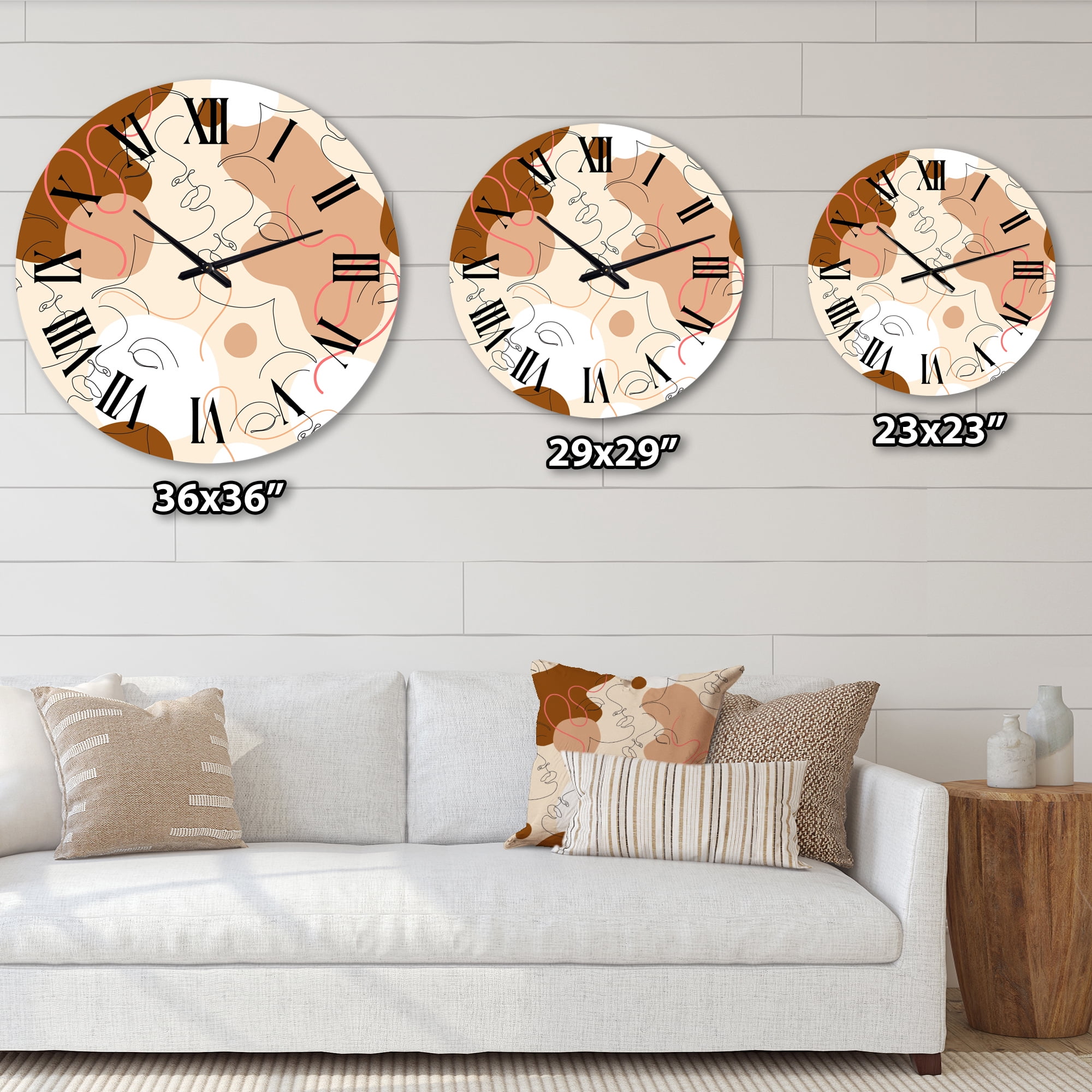 Designart 1 in Quartz Modern/Contemporary Wall Clock