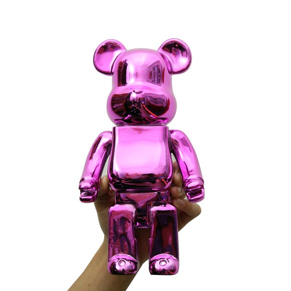 Violent Bear Doll 28cm Bearbrick Games Tide Play Model Plating Resin Kids Toys