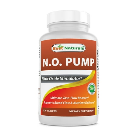 Best Naturals N.O. Pump, Nitric Oxide Stimulator, 120 (Best Nitric Oxide Supplement 2019)