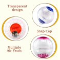 thumbnail image 4 of Balle pour Hamster Nain Accessoires - Roue Silencieuse pour Hamster - Balle pour Hamster Syrien - Jouet pour Hamster Petits Animaux - Mini Balle d'Exercice (Bleu, 4.72 Po), 4 of 5