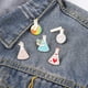 thumbnail image 3 of 5x lindo químico vaso de precipitados broches esmaltados insignias Pin divertido aleación moda ciencia novedad adornos chaquetas joyería decor Sunnimix Broches de vaso químico, 3 of 8