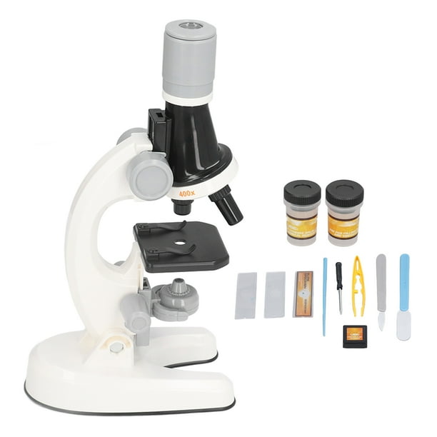 Kit De Microscopio Para Niños LED 1200X, Diapositivas De Muestras De Microscopio, Juguete Educativo De Ciencia, Cumpleaños Para Niños