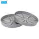 thumbnail image 3 of Bandejas de plantas Uxcell, 2 piezas, bandejas de goteo redondas de plástico duradero para macetas, gris de 9 pulgadas, 3 of 5