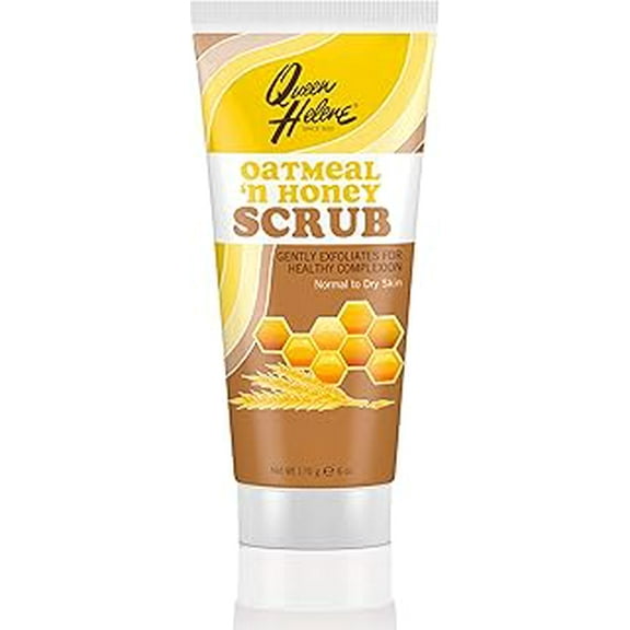 Para Laboratories Queen Helene Gentle Facial Scrub, Oatmeal & Honey, 6 Ounce