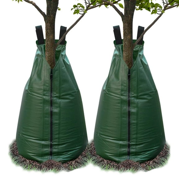 Gowinsee Tree Watering Bag, Watering Bag for Trees, 20 Gallon Slow Release Tree Watering Bags-Drip Irrigation Bag for Newly Planted or Established Trees (2 Pack)
