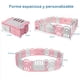 thumbnail image 3 of Costway Parque Centro Actividad con 20 Paneles en HDPE para Niños Cerca Portátil Valla de Seguridad para Bebés con Puerta con Cierre Gris y Rosa, 3 of 8