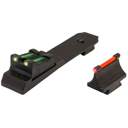 TRUGLO LEVER ACTION RIFLE SET MARLIN TRITIUM/FIBER OPTIC RED FRONT GREEN REAR (Best Scope For Lever Action 45 70)