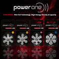 thumbnail image 2 of Power One Evolution Size 10 Zinc Air Hearing Aid Batteries (12 Batteries), 2 of 8