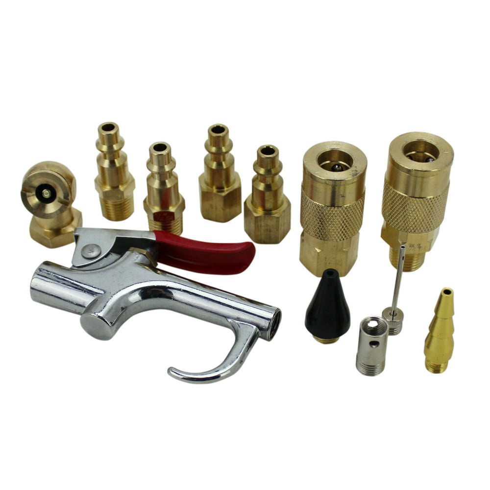 EXELAIR? by Milton (12Piece) Air Blow Gun, Coupler/Plug Fittings and