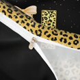 thumbnail image 4 of meiyoeat Personalized Monogram Print Bedding,Leopard Bowknot Bling Initial Art Duvet Cover Full For Girl,Black Reversible,3-Piece,1 Duvet Cover and 2 Pillowcases, 4 of 6