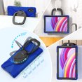 thumbnail image 5 of for Xiaomi Redmi Pad Pro/ Xiaomi Poco Pad 12.1 inch 2024 Case, 360 Rotatable Handle Stand, Shoulder Strap, Drop-Proof Design, Blue, 5 of 7