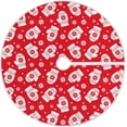 thumbnail image 1 of FMSHPON Christmas Snowflakes Gloves Xmas Christmas Tree Skirt Stand Mat for Holiday Party Decoration Indoor Outdoor 48 inches, 1 of 6