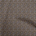 thumbnail image 1 of oneOone Polyester Spandex Brown Fabric Text Craft Projects Decor Fabric Printed By The Yard 56 Inch Wide, 1 of 5