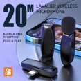 thumbnail image 2 of Microphone Lavalier Sans Fil Type c à Réduction de Bruit Portable Mini Micro Enregistrement Sans Fil Micro d'Enregistrement pour Youtube Microfonoe, 2 of 5