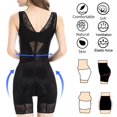 thumbnail image 6 of Saient Women Slimming Shaper Underwear Lady Recover Bodysuits Shapewear Waist Corset Girdle Waist Traine Push Up Vest Tummy Belly Body,Black,XXL, 6 of 9