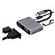 thumbnail image 2 of Cable de monitor tipo C a HDMI + VGA, convertidor de libros para portátil, estación de acoplamiento transfronteriza cuatro en uno., 2 of 6