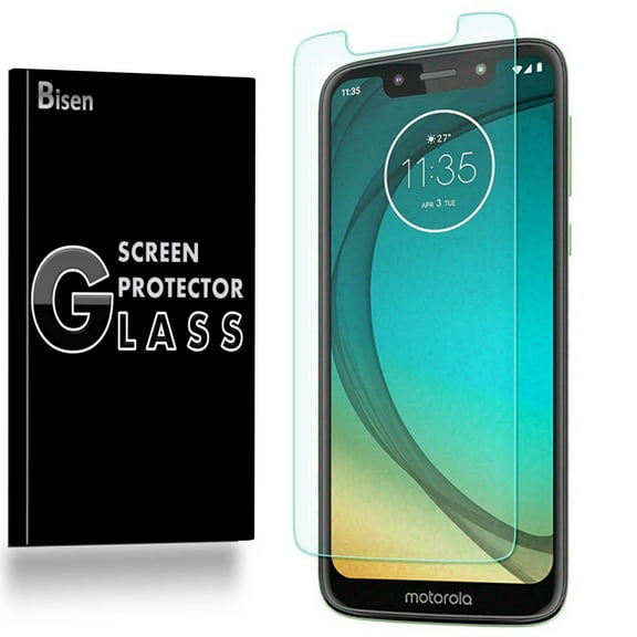 [2-Pack] Fit For Motorola Moto G7 PLAY [BISEN] Tempered Glass Screen Protector, Anti-Scratch, Anti-Shock, Shatterproof, Bubble Free