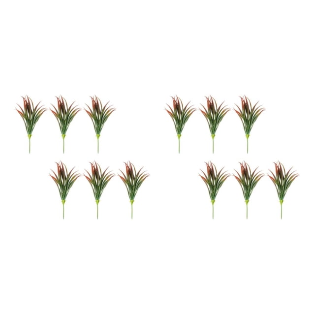 Injueey 6 piezas de plantas falsas duraderas para una decoración elegante del hogar-buena decoración efecto regalo hierbas artificiales Type1 NO1